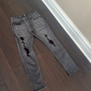 Hollister Black Ripped Skinny Jeans